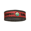 Neoprene Red Wristband with Black Lettering