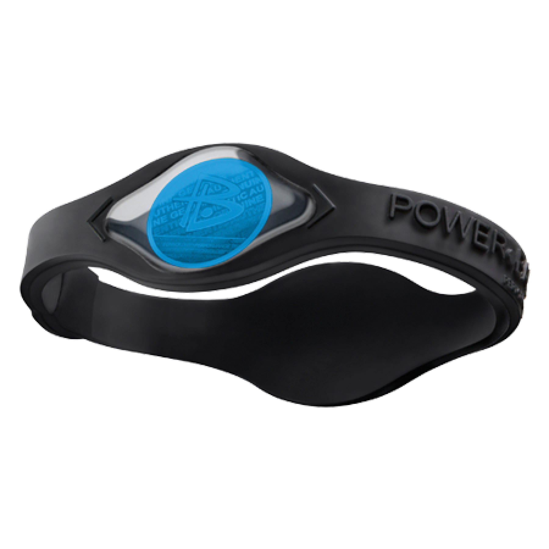 Black Collection Black with Black Lettering Blue Hologram Power Balance